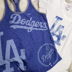 Dodgers V-neck and tank